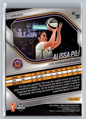 2025 Panini Prizm WNBA #78 Alissa Pili White Seismic Prizms