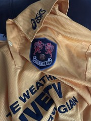 Vintage Used Millwall 1998/99 Away Top Shirt Jersey XL With Number 9 On Back