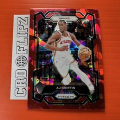 2023-24 Panini Prizm #266 AJ Griffin Prizms Red Ice