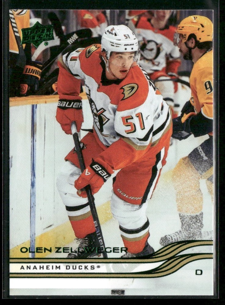 2025-26 Upper Deck Series 2 – Holiday Easter #251 Olen Zellweger Green