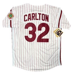 Steve Carlton 1984 Philadelphia Phillies Cooperstown White Jersey Men’s Jersey