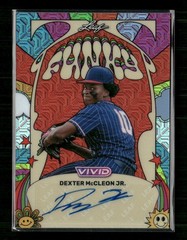2026 Leaf Vivid Dexter McLeon Jr. Funky Auto Red Mojo #/14 #FA-DMC