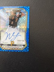 2026 Bowman – Wyatt Sanford Blue XFractor Auto /150 Pirates #CPA-WS