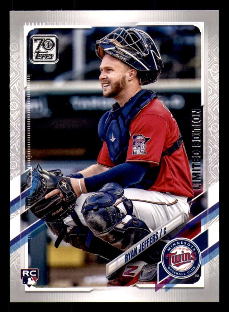 2021 Topps 70th Anniversary Limited Edition #552 Ryan Jeffers RC Minnesota Twins