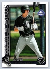 CALEB BONEMER WHITE SOX 2025 TOPPS PRO DEBUT #PD-15
