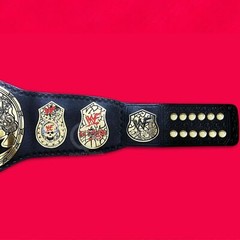 WWF SMOKING SKULL WORLD HEAVYWEIGHT CHAMPIONSHIP BELT 2MM BRASS ADULT SIZE
