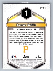 2026 Bowman #BTP-1 Konnor Griffin Bowman Scouts&rsquo; Top 100