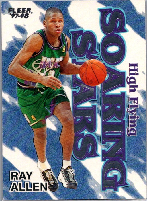 1997-98 Fleer #2 HFSS Ray Allen High Flying Soaring Stars