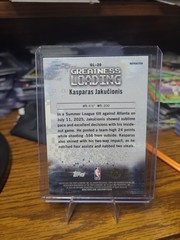 25/26 Bowman Basketball Kasparas Jakucionis Greatness Loading Refractor 36/250