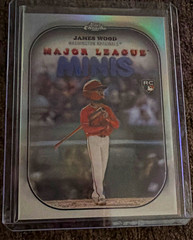 2025 Topps Chrome Update James Wood RC Major League Minis #MM-9 Nationals