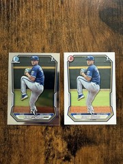 Kendry Chourio 2026 Bowman Chrome 1st 2 Card Lot BCP-7 & BP-7 Royals Rookie RC
