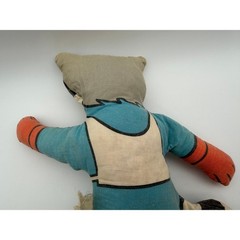 Vintage 1980 Lake Placid Olympic Mascot Roni the Raccoon Plush Doll USA Winter