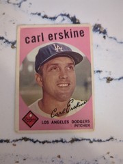 1959 Topps – Carl Erskine #217 White Back