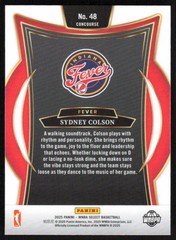 2025 Panini Select WNBA #48 Sydney Colson