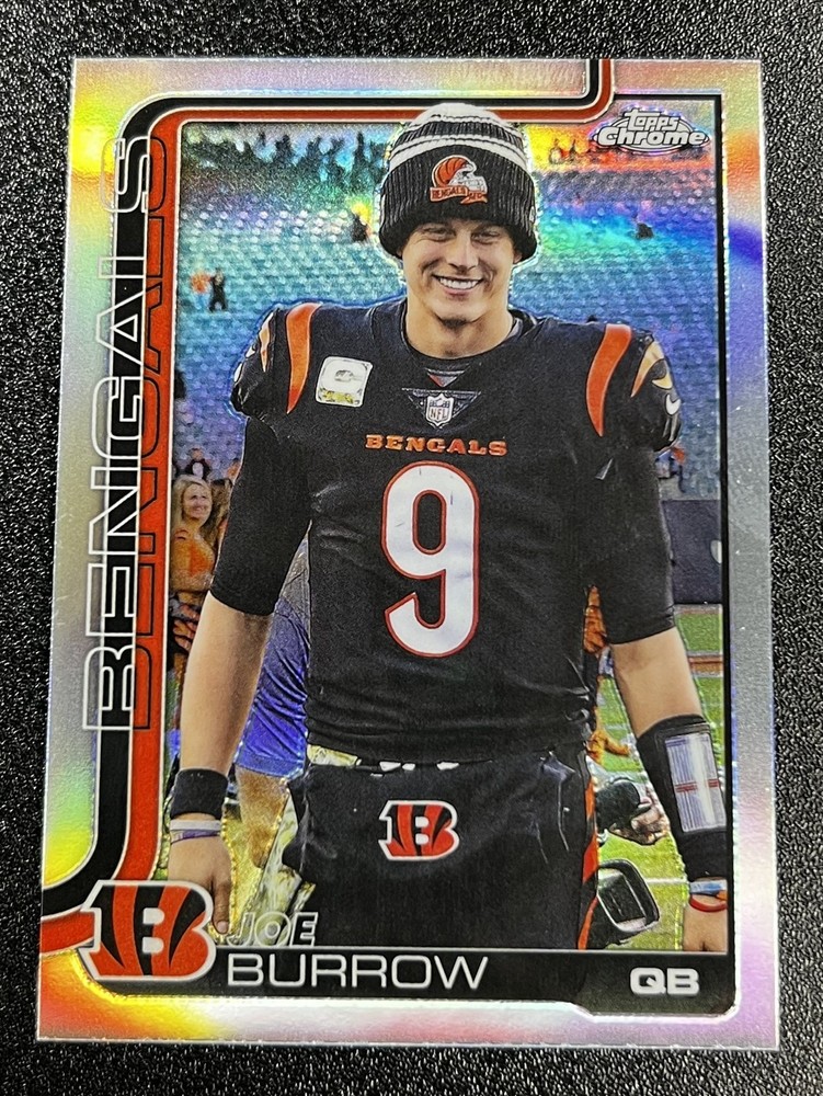 Joe Burrow 2025 Topps Chrome Image Variation SP Refractor #61 Cincinnati Bengals