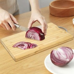 Cutting Board-Cutting Boards for 14.2&Prime;L x 0.8&Prime;W, Natural Bamboo