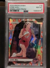 2024 PANINI PRIZM WNBA WNBA LOGO PRIZM #16 LEXIE HULL PSA 8 Fever 🏀🏀🏀