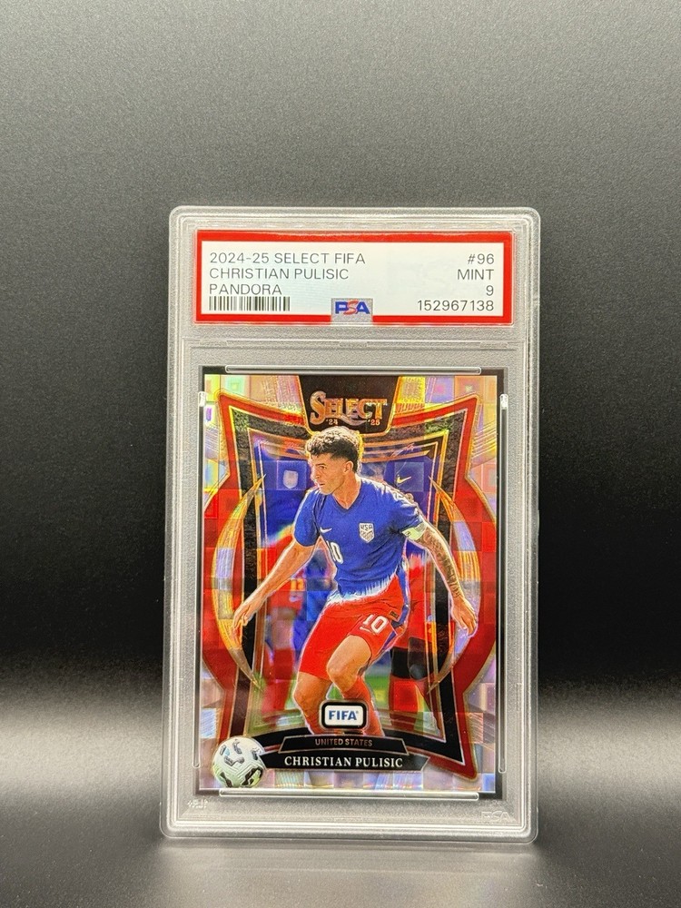 2024-25 Select FIFA Pulisic #96 Pandora Prizm PSA 9 USMNT