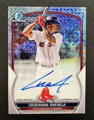 QTY AVL Ceddanne Rafaela Auto Bowman Chrome Mojo Refractor Autograph Prospect