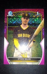 2023 Bowman Chrome – Prospects Ethan Salas #BCP-171 Pink Mojo Refractor/199 (RC)
