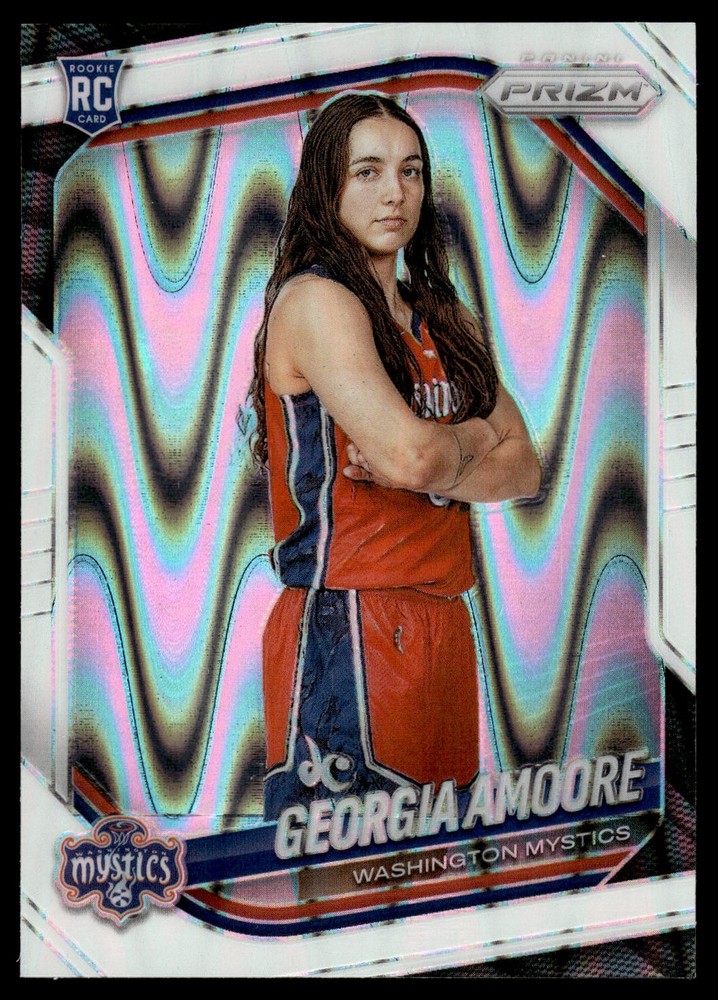 2025 Panini Prizm WNBA White Seismic Prizms #103 Georgia Amoore RC