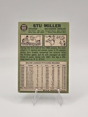 1967 Topps #345 Stu Miller Baltimore Orioles
