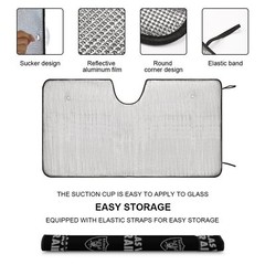 Las Vegas Raiders Car Windshield Sunshade Car Accessories Car Sunshade