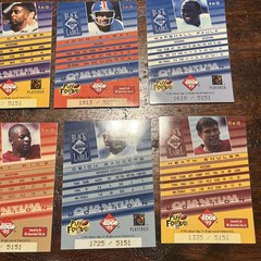 1995 COLLECTOR&rsquo;S EDGE BLACK LABEL QUANTUM MOTION 13 CARD SET SN/5151