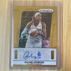 2025 Panini WNBA Prizm Rhyne Howard Throwback Signatures Gold Auto #/10 Dream