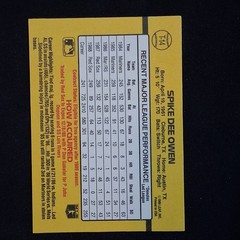 1989 Leaf Donruss 89 Spike Owen Expos