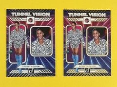 Lot Of 2 WNBA Panini Donruss Sydney Colson #11 Tunnel Vision Indiana Fever