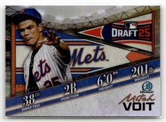 2025 Bowman Draft #BDN-4 Mitch Voit Bowman Draft Night Refractor RC #/250