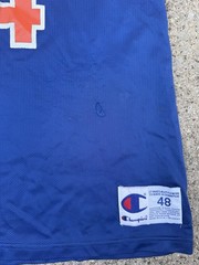 Rare Vintage 90s Champion NBA New York Knicks Charles Oakley 34 Jersey Men 48 XL