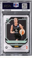 2021 Panini Prizm WNBA Sabrina Ionescu Signatures Auto RC PSA 10 GEM NY Liberty
