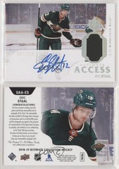2018-19 Upper Deck Ultimate Collection Access /125 Eric Staal #UAA-ES Auto 1vd