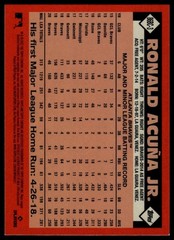 2021 Topps Chrome #86BC-3 Ronald Acuña Jr. 1986 Topps Baseball 35th Anniversary