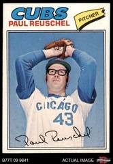 1977 Topps #333 Paul Reuschel Cubs RC 5 – EX