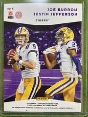 Joe Burrow ROOKIE CARD JUSTIN JEFFERSON RC 2020 Panini JOE BURROW Contenders