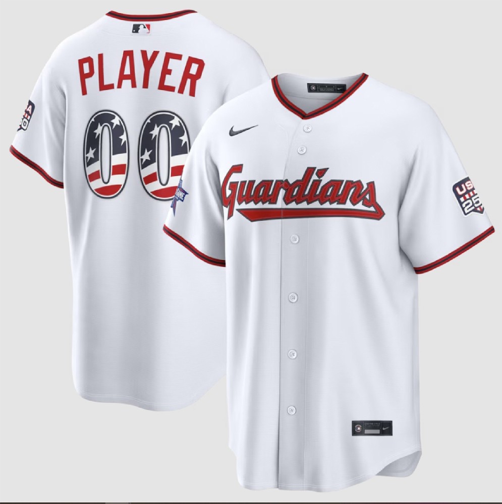 2026 All-Star Edition Stars Cleveland Guardians White Stadium Custom – Stitched!