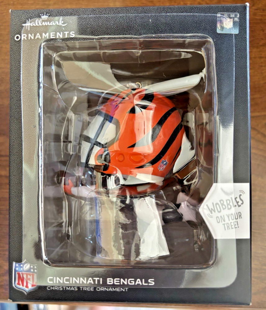 Hallmark Cincinnati Bengals NFL Bouncing Buddy Christmas Ornament Bobble Head