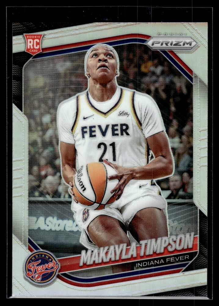 Makayla Timpson 2025 Panini Prizm WNBA Silver Prizm Card #14