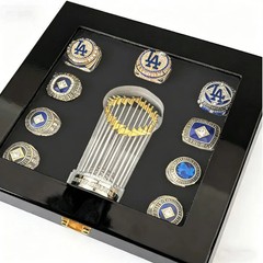 2025 Los Angeles Dodgers World Series MLB Championship 9 Rings Set +Trophy W Box