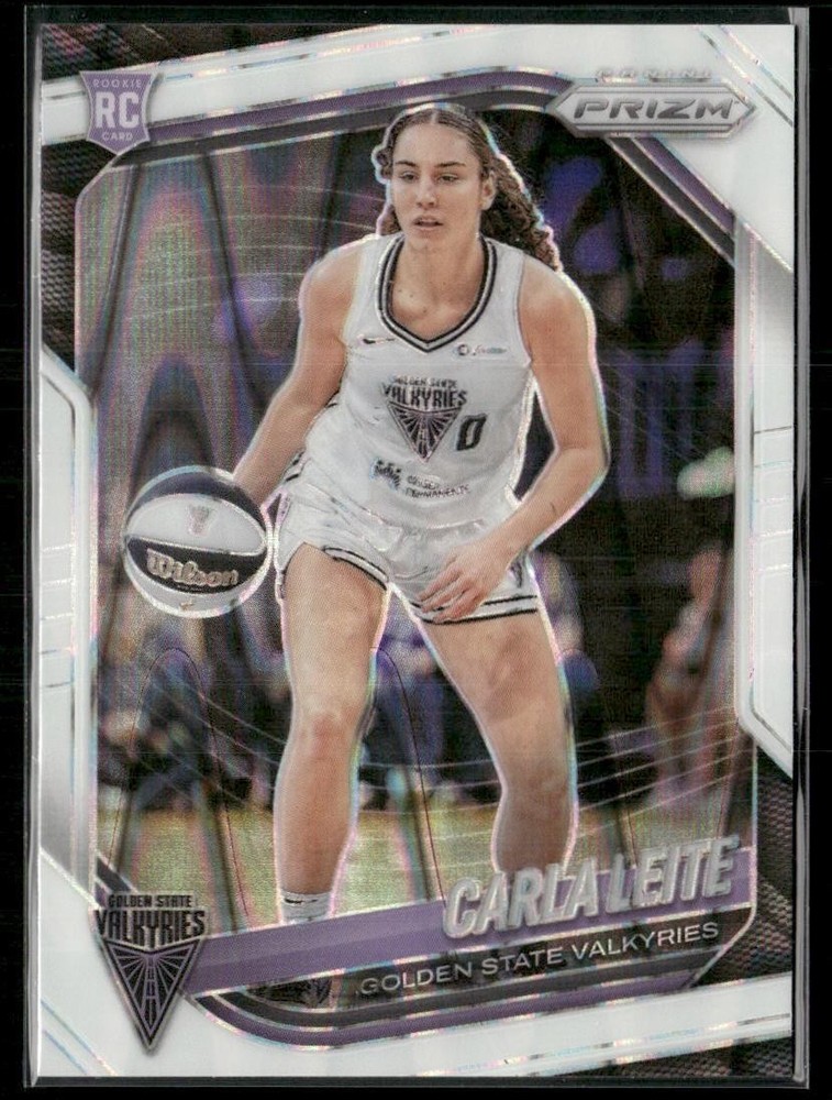 2025 Panini Prizm WNBA #6 Carla Leite White Seismic Prizms