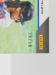2021 Panini Prizm Baseball Ronald Acuna Jr. Snakeskin Prizm #28/50