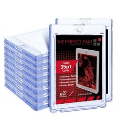 Lot of Magnetic Trading Sports Card Holders 35pt One-Touch Hard UV Protection US