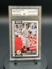 2026 Topps Flagship #1 Aaron Judge – New York Yankees ~ GEM MINT PTA 10🔥