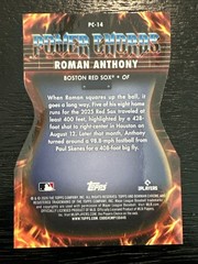 2026 Bowman Chrome #PC-14 Roman Anthony Power Chords Gold 50/50 Boston Red Sox