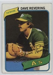 1980 Topps Dave Revering #438 1g62