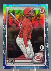 2020 Bowman Draft 1st Edition – Rece Hinds #BD-15 Sky Blue Foil (RC)