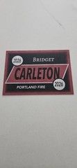 BRIDGET CARLETON 2026 PORTLAND FIRE CARD # 1 WNBA